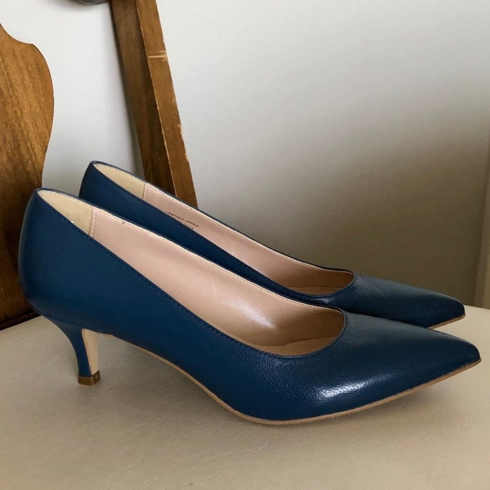 Kitten Heel Italian leather heels